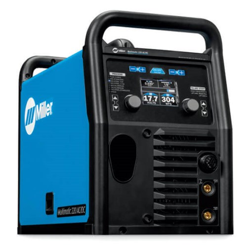 Miller Multimatic 220 AC/DC Multiprocess welder #907757 - Ports & dials