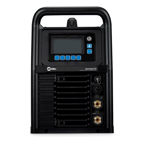 front side view of Miller Syncrowave® 212 Multiprocess Welder, Air Cooled Package with Spool Gun - 951000200