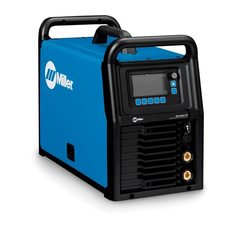 alternate view of the Miller Syncrowave® 212 Multiprocess Welder, Air Cooled Package with Spool Gun - 951000200