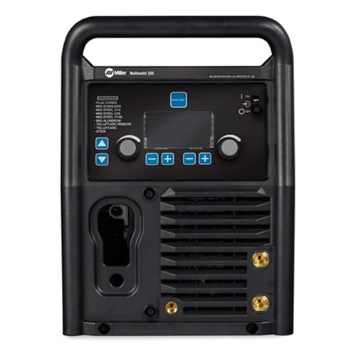 Miller Multimatic® 235 multi-process welder interface