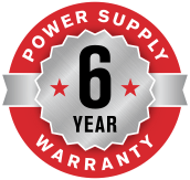 Powermax 6 year warranty badge