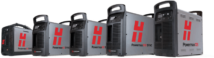 Powermax SYNC plasma cutter lineup